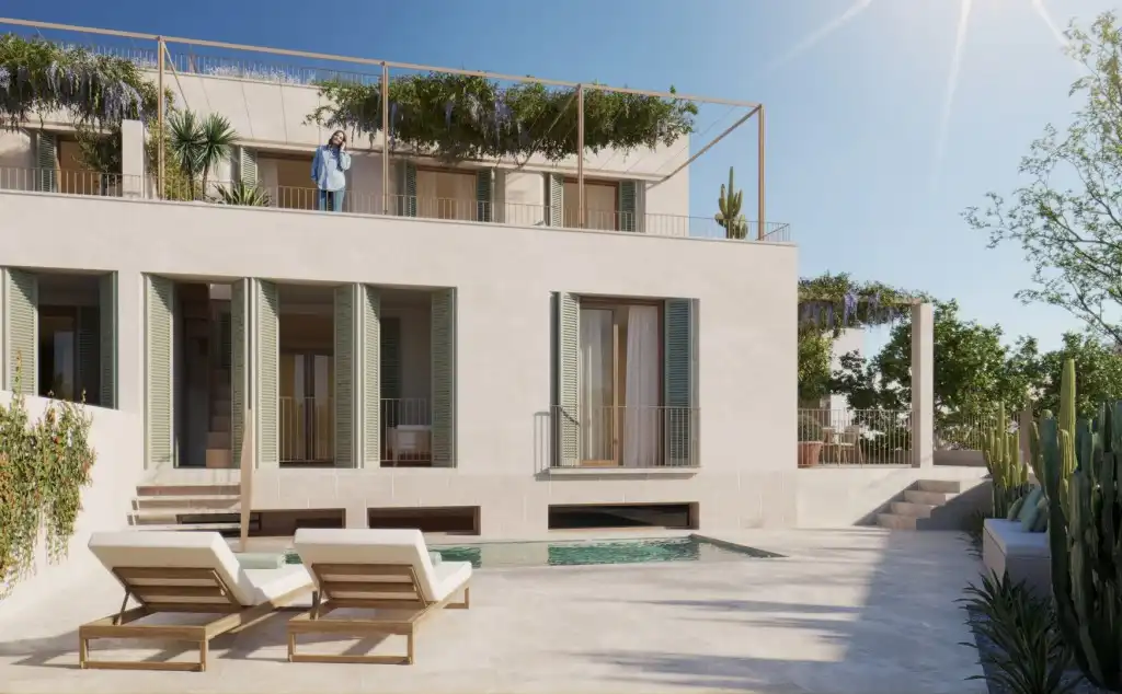 Exterior view of Attic for sale in  Palma de Mallorca  with Air Conditioner, Heating and Terrace