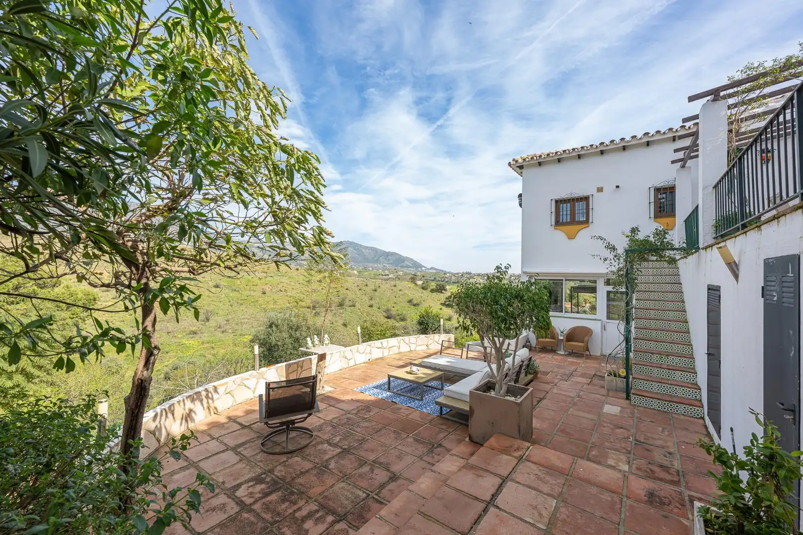 Jardí de Casa o xalet en venda en Mijas amb Aire condicionat, Calefacció i Jardí privat