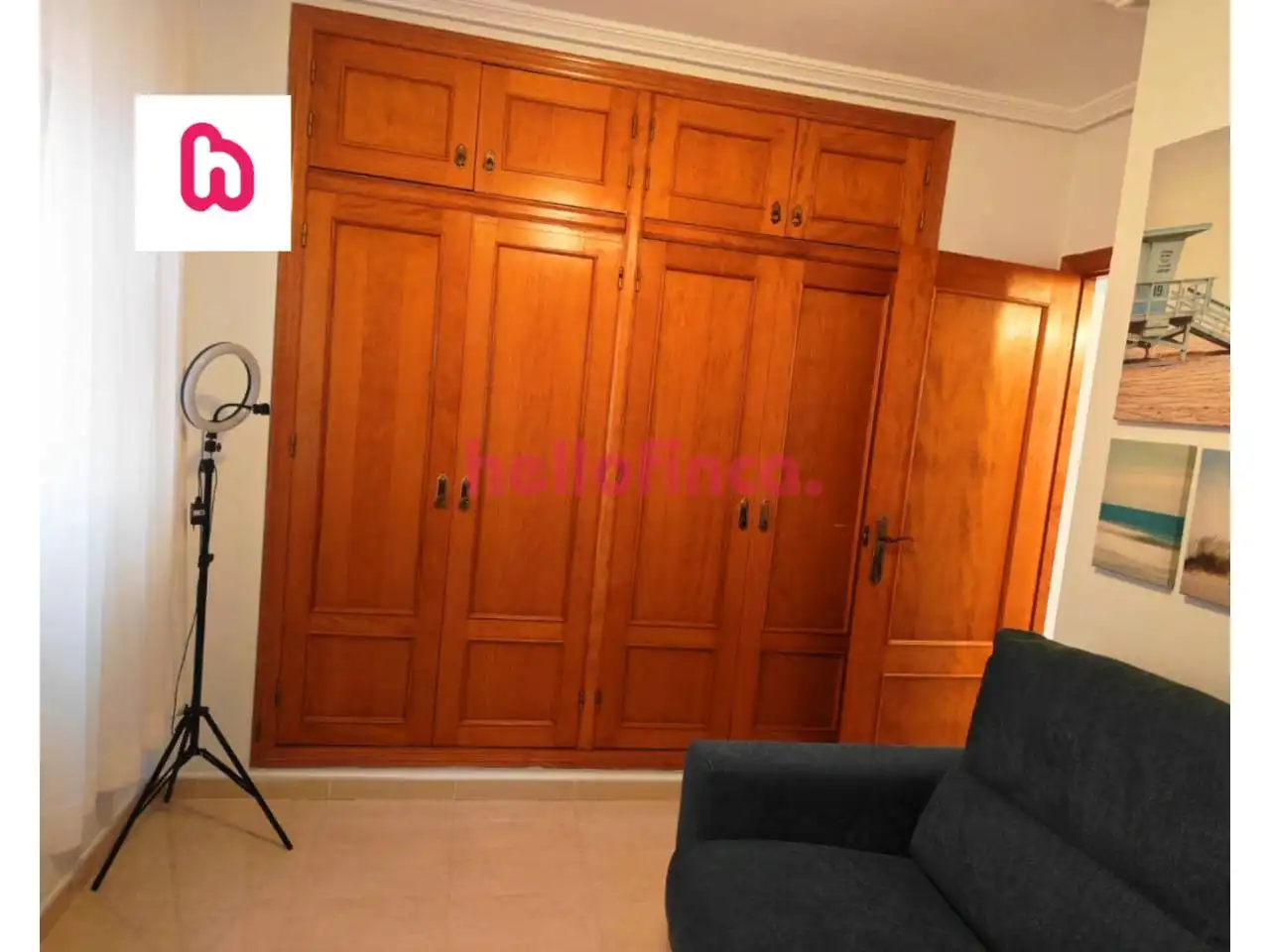 Schlafzimmer von Wohnung zum Verkauf in Orihuela mit Klimaanlage, Heizung und Privatgarten