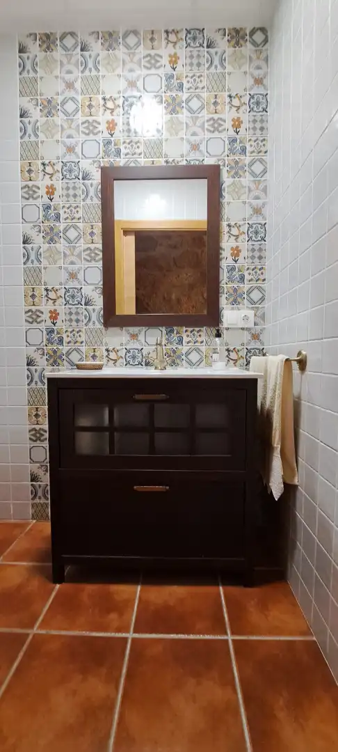 Bathroom of Houses for sale in Sueras / Suera  with Terrace, Furnished and Oven