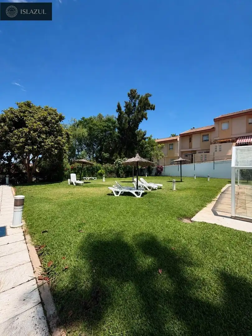 Garten von Maisonette zum Verkauf in Islantilla mit Klimaanlage, Heizung und Privatgarten