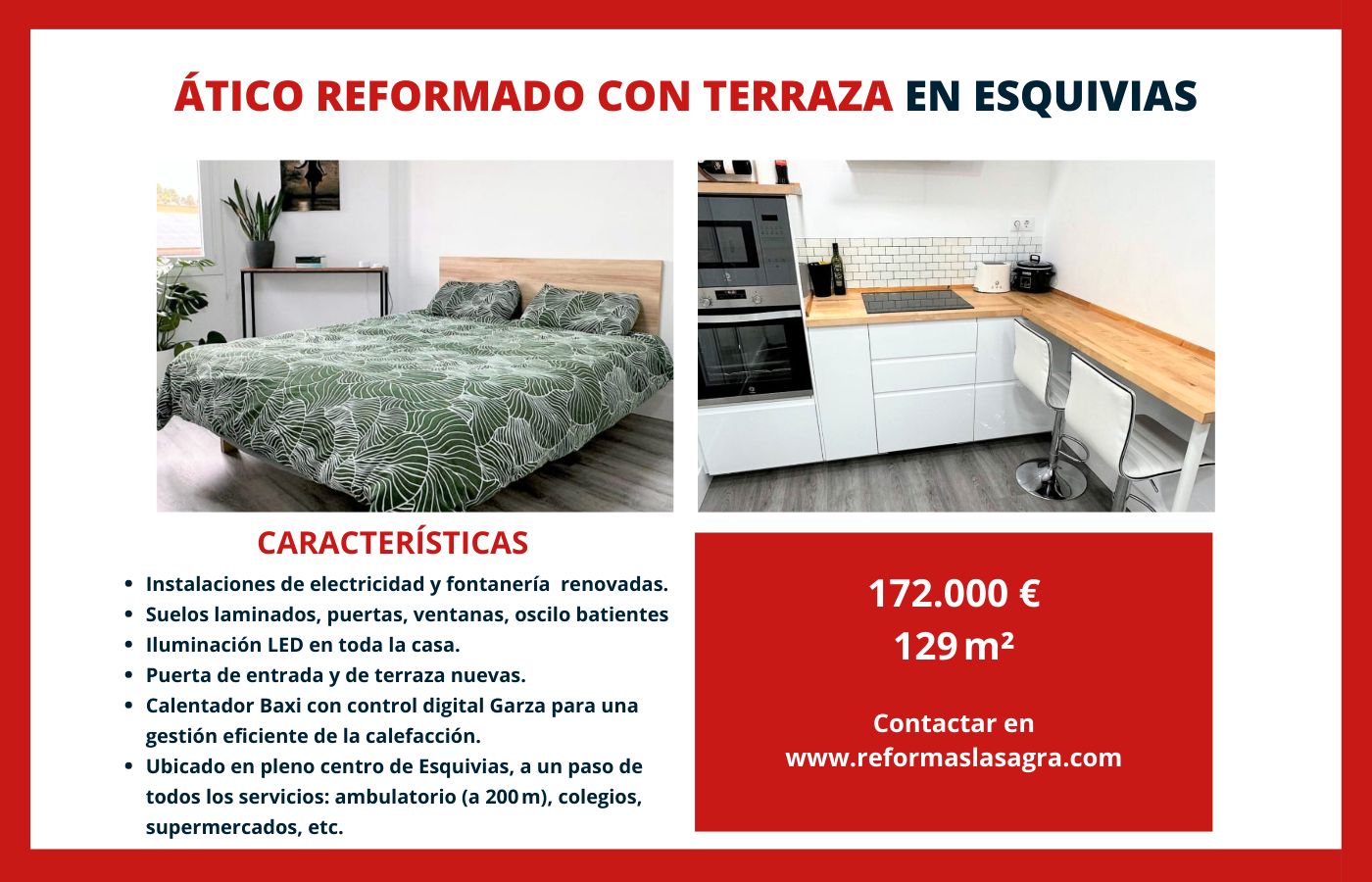 Bedroom of Attic for sale in Esquivias  with Parquet flooring, Terrace and Furnished