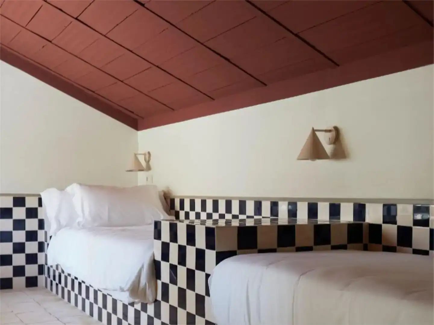 Schlafzimmer von Haus oder Chalet zur Miete in Almonte mit Klimaanlage, Privatgarten und Schwimmbad