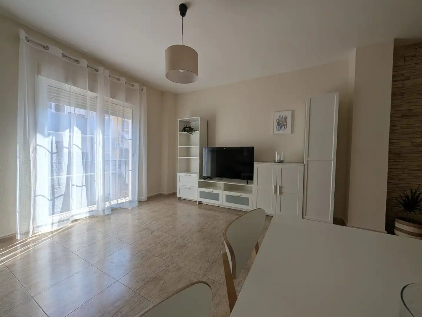 Sala de estar de Piso de alquiler en Huelva con Aire acondicionado