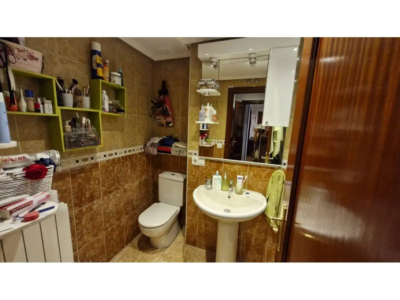 Bathroom of Flat for sale in Lardero  with Heating, Parquet flooring and Terrace