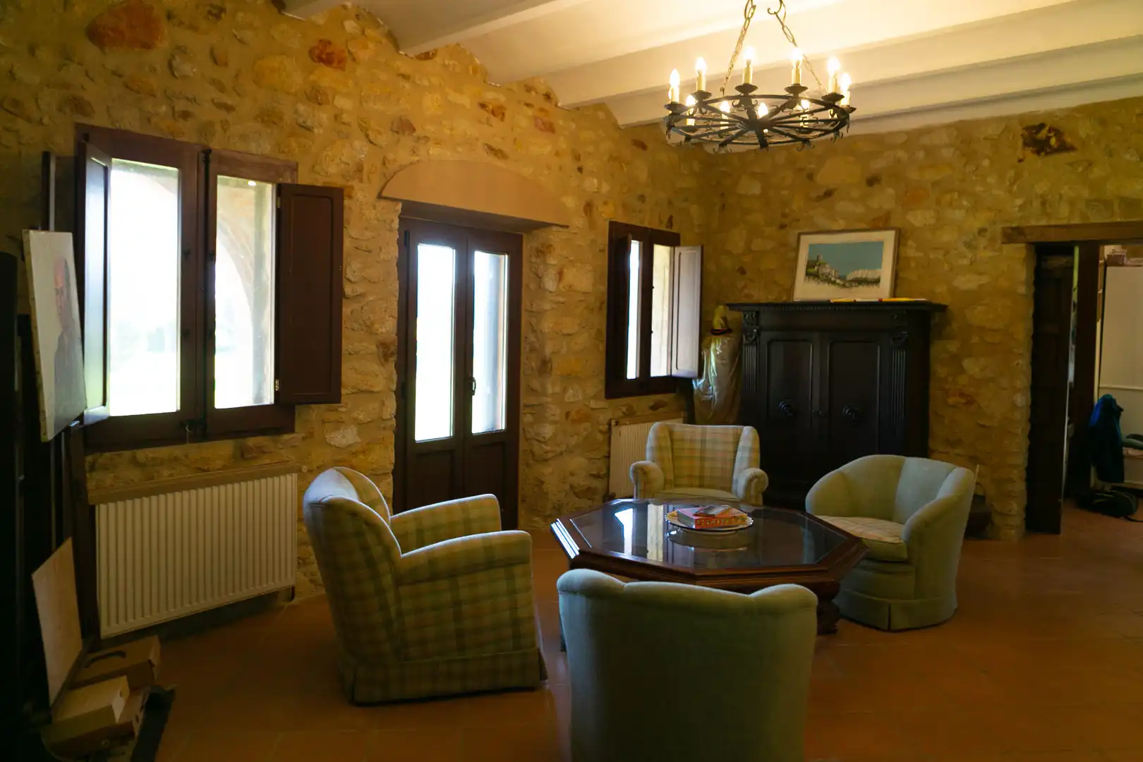Sala de estar de Finca rústica en venta en Pals con Calefacción, Jardín privado y Terraza