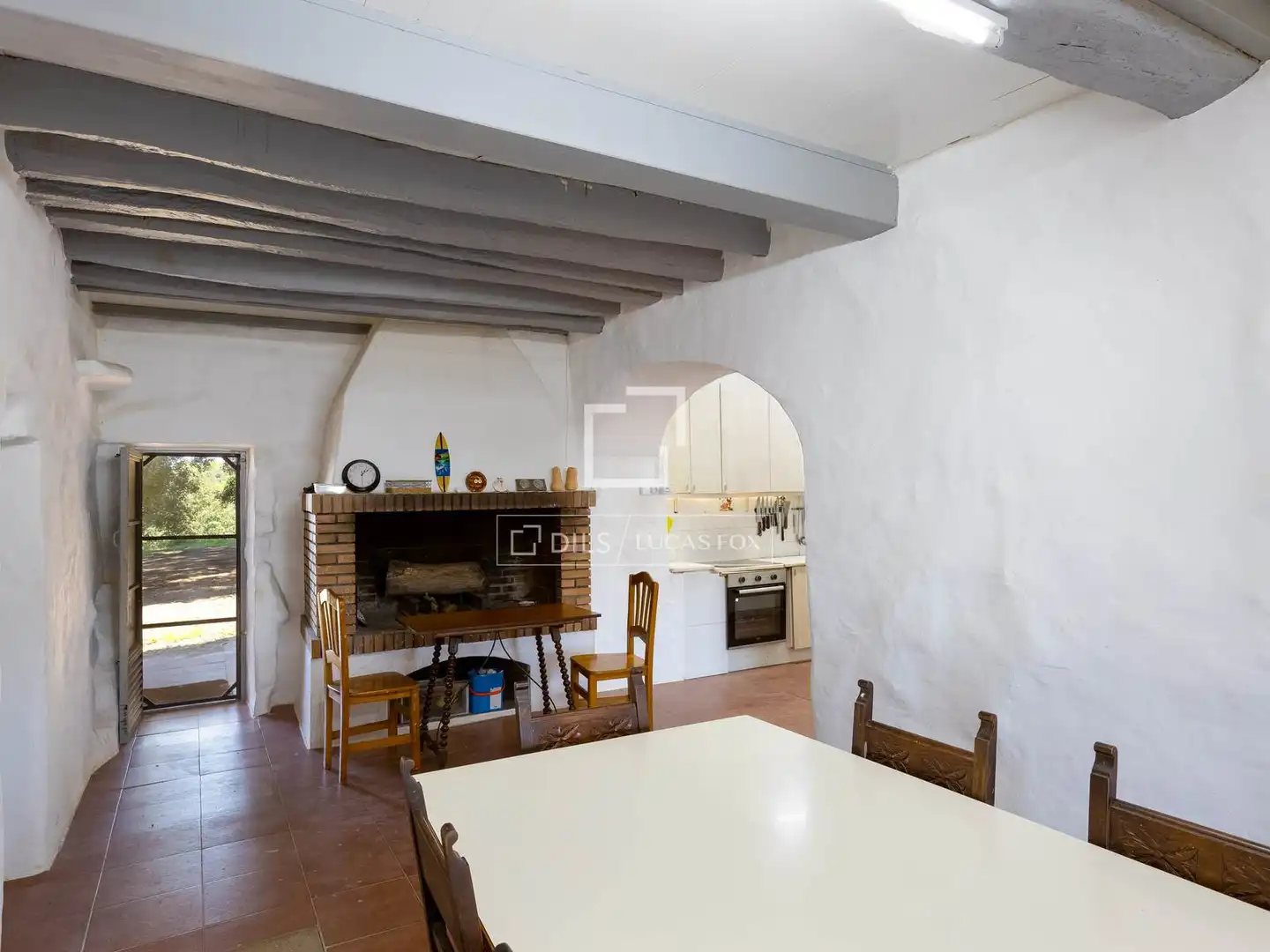 Cocina de Finca rústica en venta en Vilassar de Dalt con Jardín privado