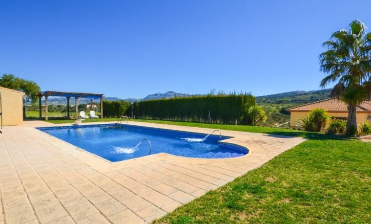 Swimming pool of Country house for sale in Ronda  with Private garden, Terrace and Storage room