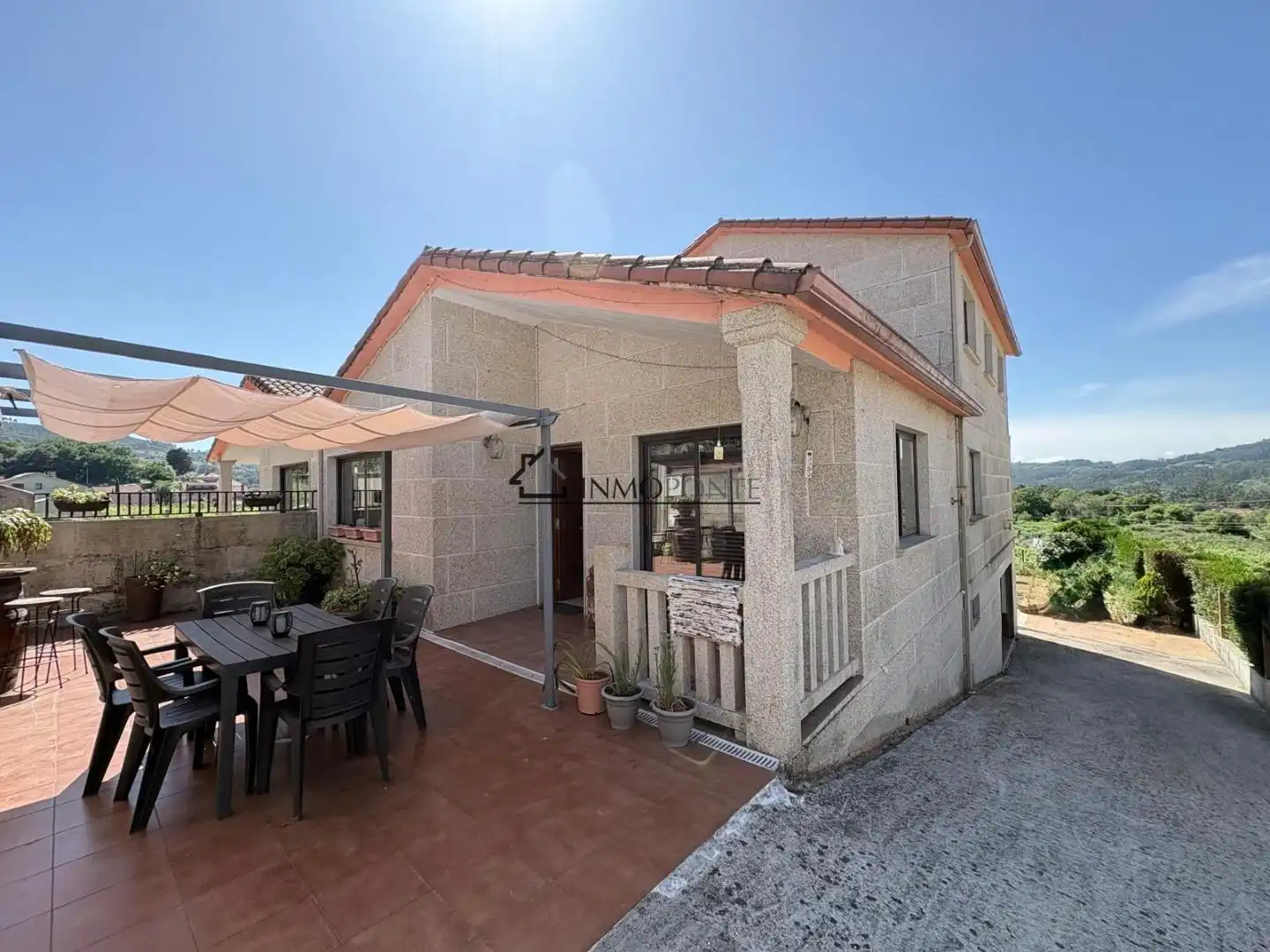 Terraza de Casa adosada en venta en Soutomaior con Calefacción, Jardín privado y Terraza