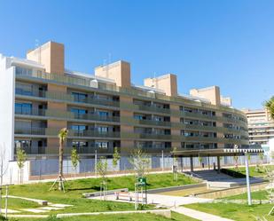 Exterior view of Attic for sale in  Zaragoza Capital  with Air Conditioner and Terrace