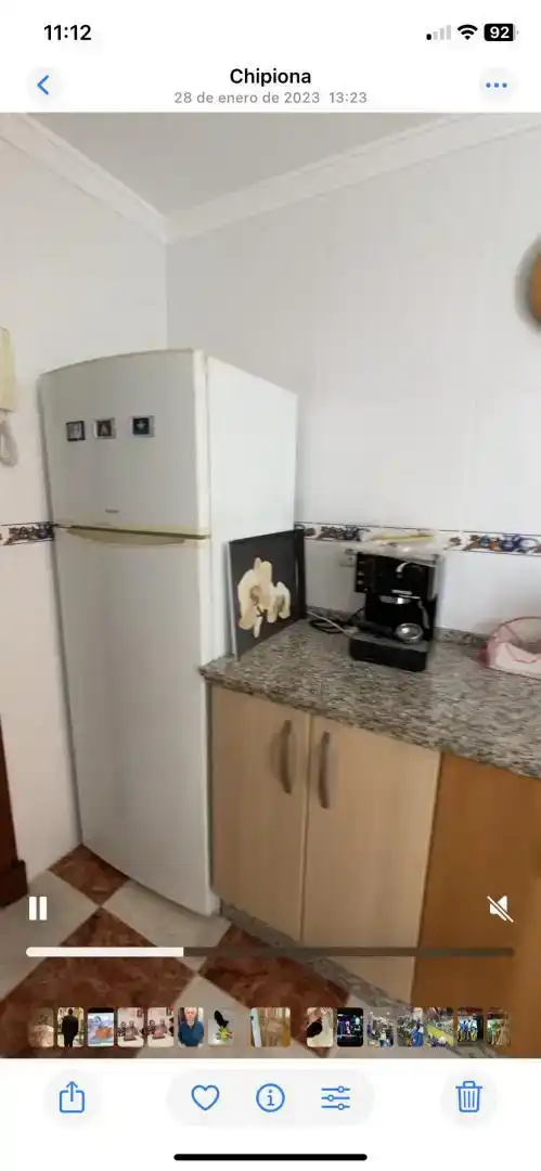 Cuina de Pis de lloguer en Chipiona amb Aire condicionat