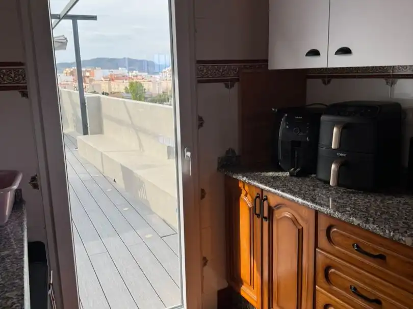 Küche von Wohnung zum Verkauf in Sagunto / Sagunt mit Klimaanlage und Terrasse