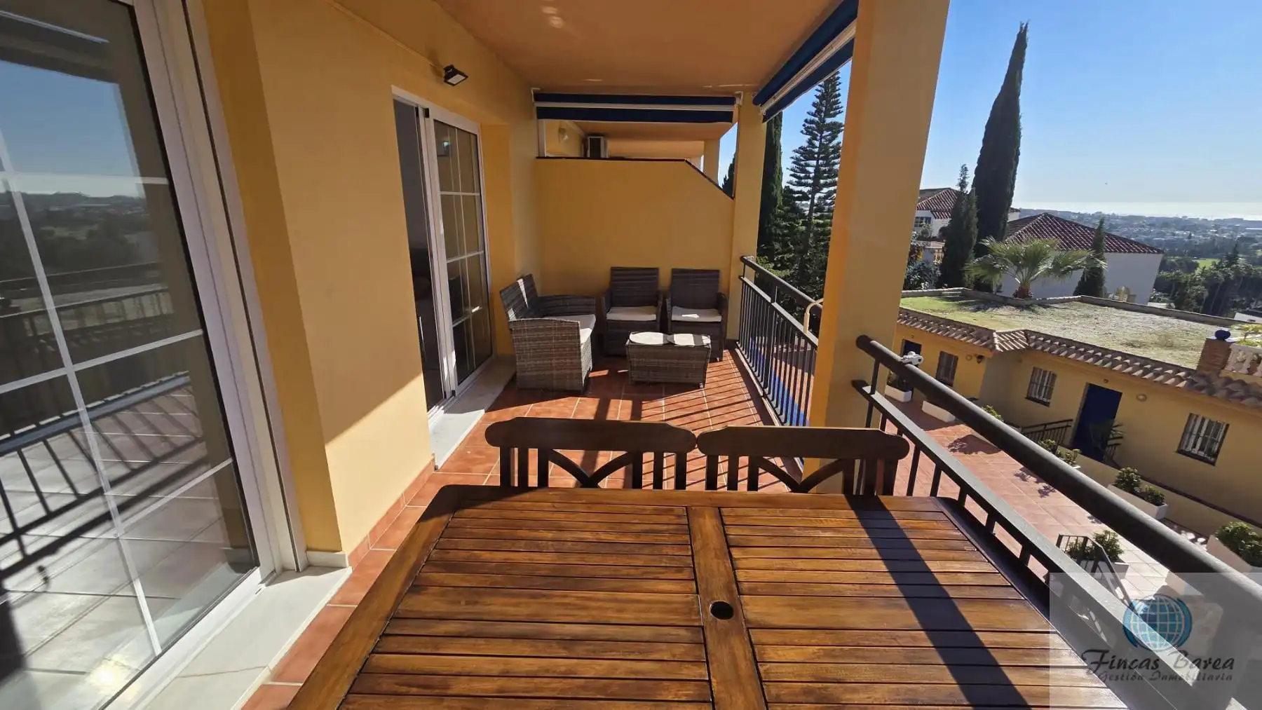 Terrasse von Wohnung zur Miete in Mijas Golf