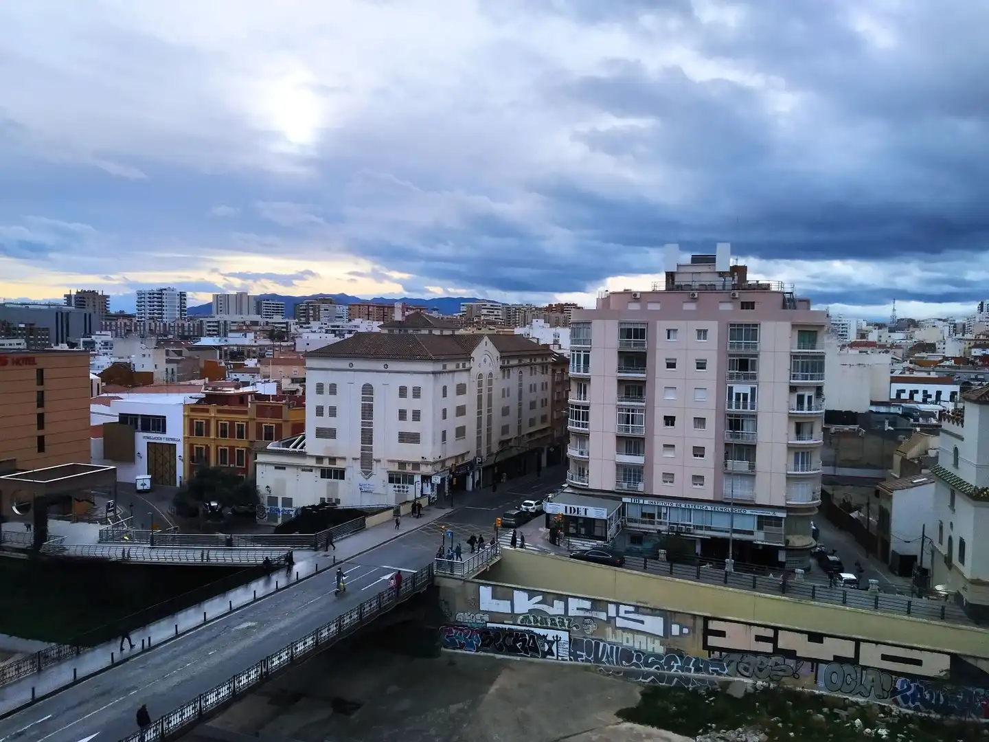 Außenansicht von Dachboden zur Miete in Málaga mit Klimaanlage, Terrasse und Möbliert