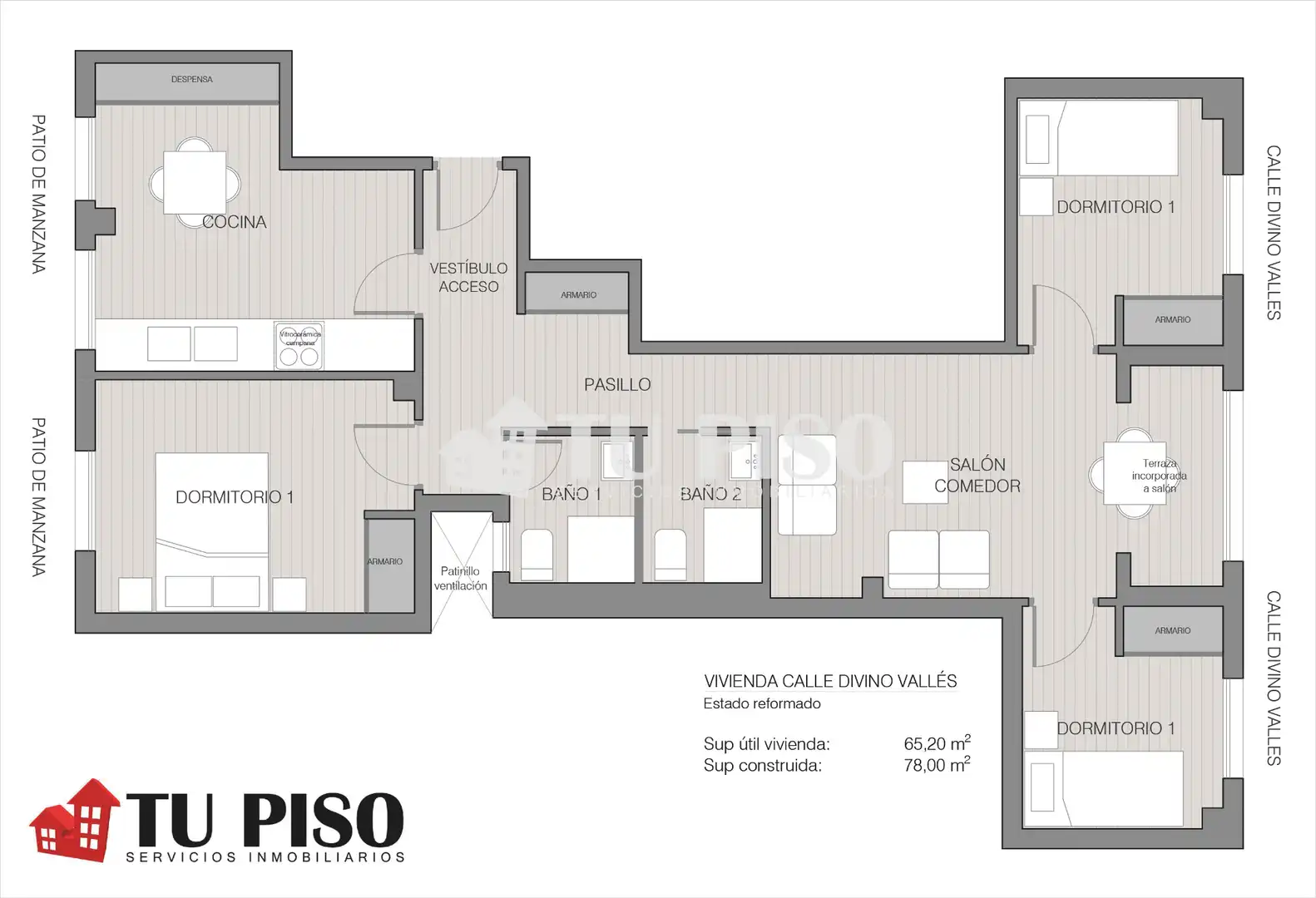 Piso en venta en Madrid con Aire acondicionado, Calefacción y Balcón