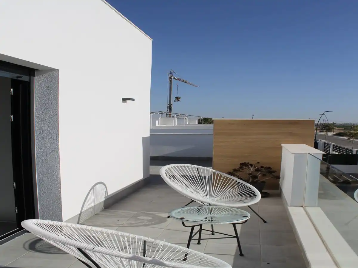 Terrassa de Casa o xalet en venda en Torre-Pacheco amb Piscina