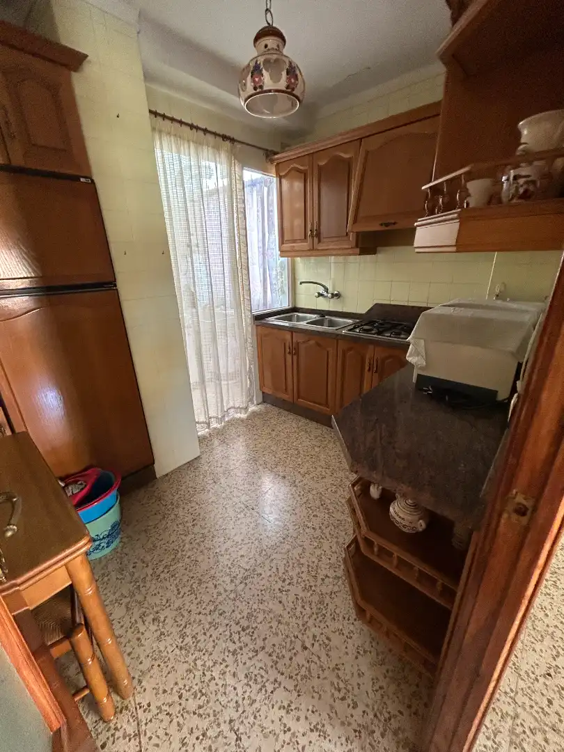 Kitchen of Flat for sale in Vélez-Málaga  with Terrace, Furnished and Oven