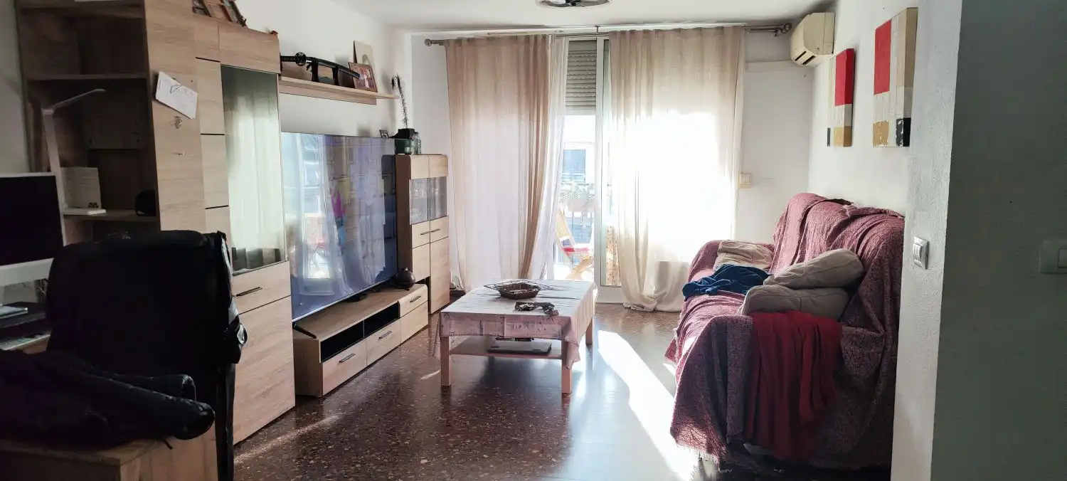 Sala d'estar de Àtic en venda en Castellón de la Plana / Castelló de la Plana amb Aire condicionat i Terrassa