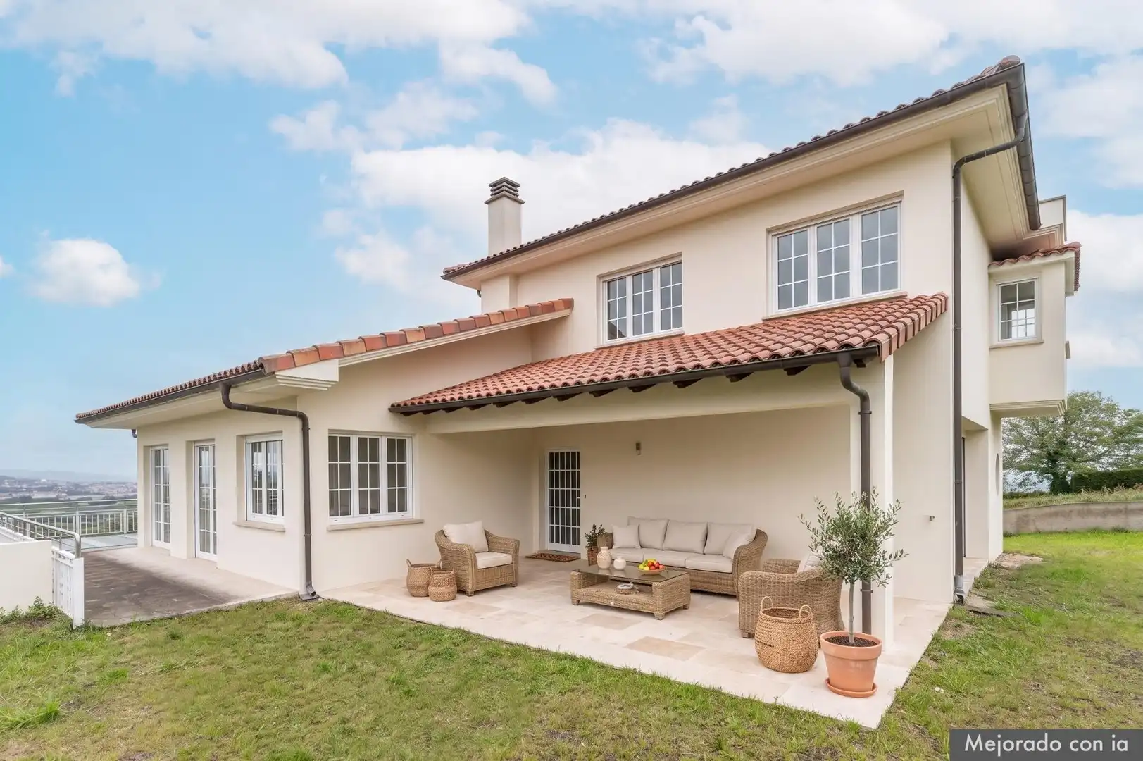 Terrassa de Casa o xalet en venda en Oviedo  amb Jardí privat, Terrassa i Balcó