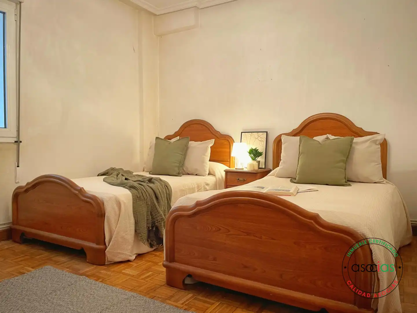 Schlafzimmer von Wohnung zum Verkauf in Gijón  mit Heizung und Balkon