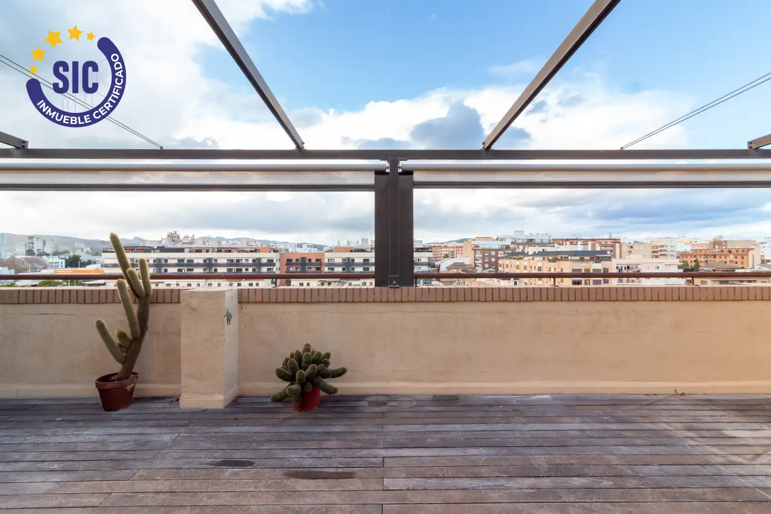 Terrasse von Dachboden zum Verkauf in Sagunto / Sagunt mit Klimaanlage, Heizung und Parkett
