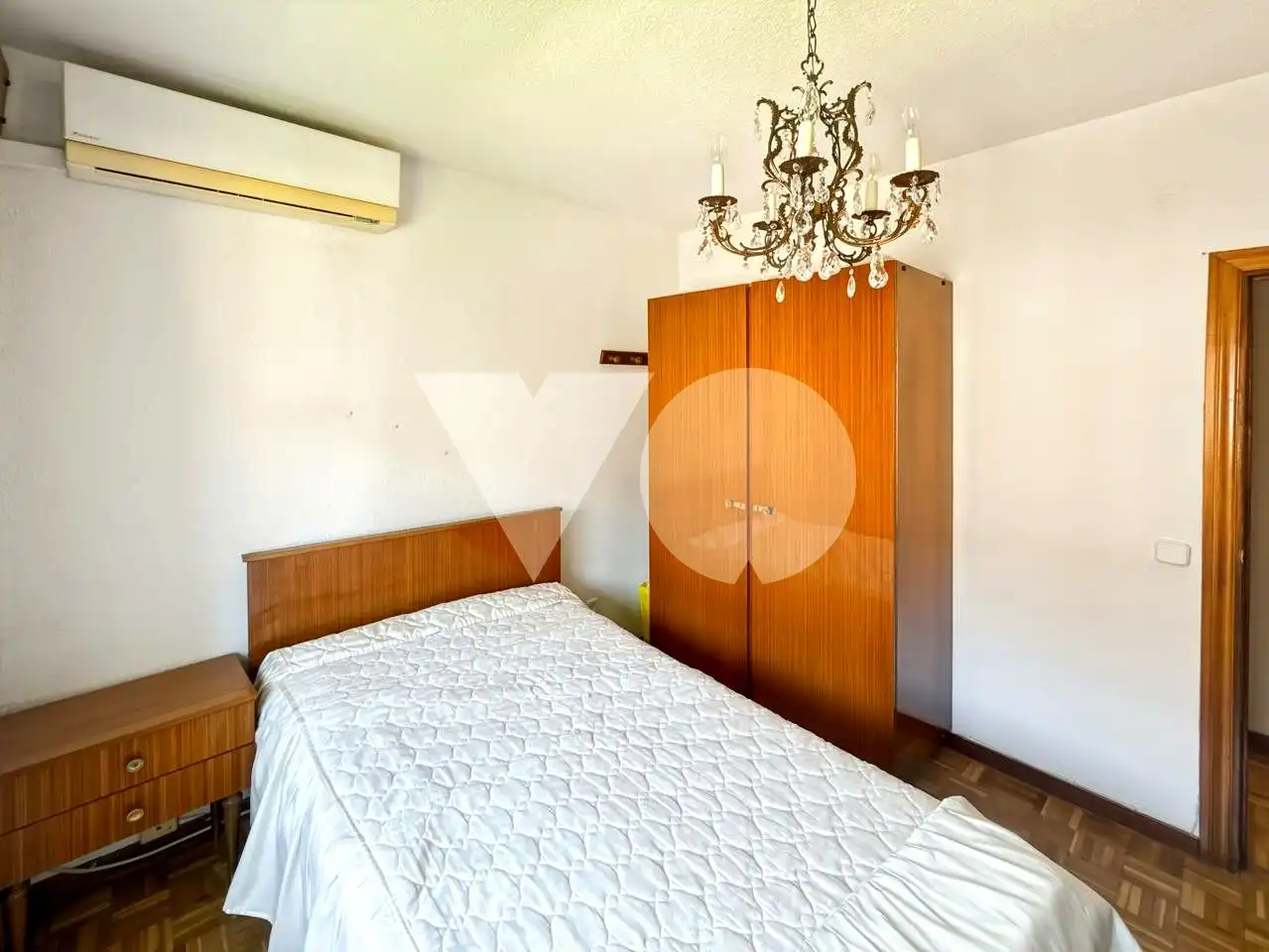 Schlafzimmer von Wohnung zum Verkauf in Madrid mit Klimaanlage, Heizung und Parkett