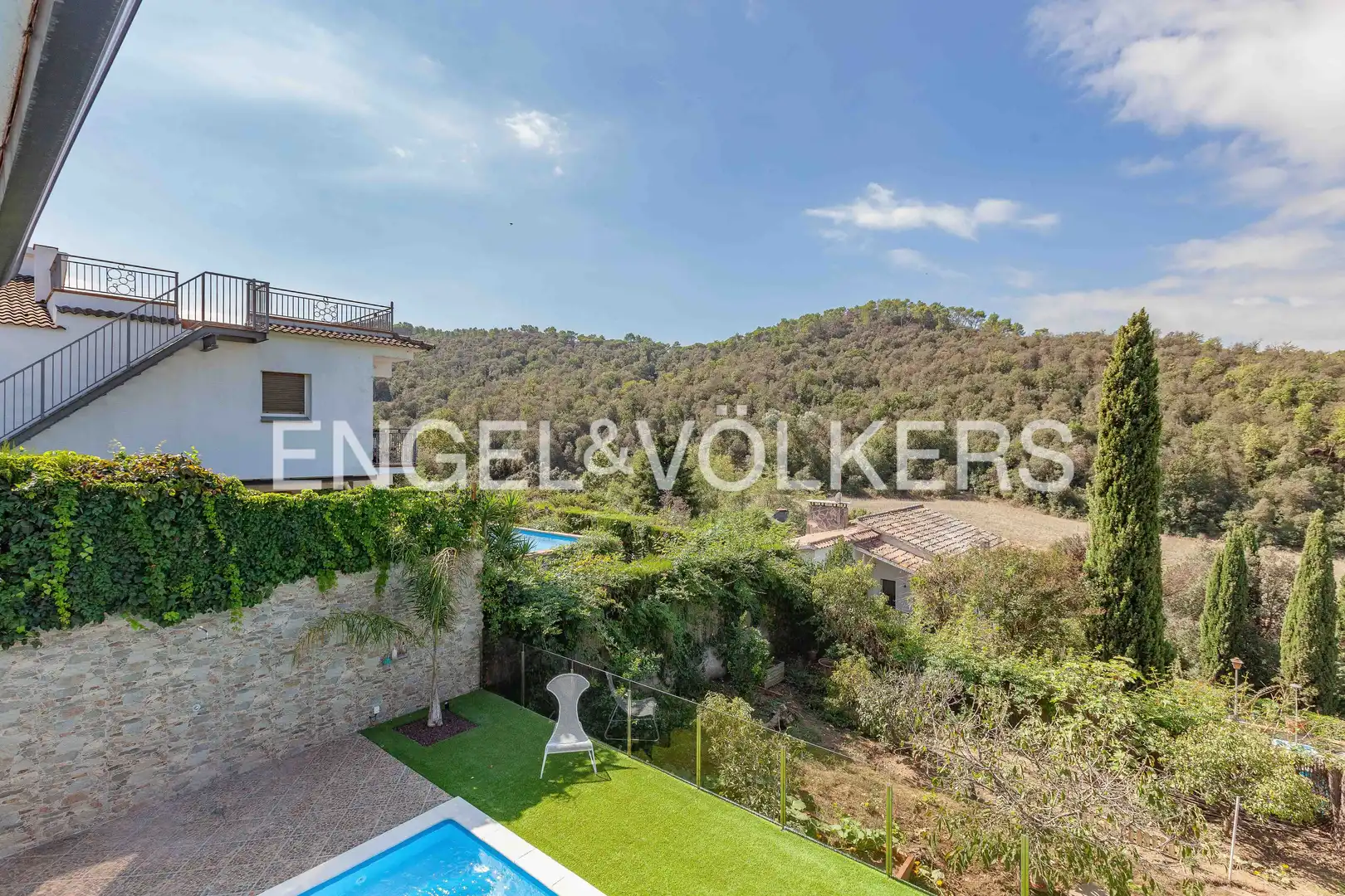 Vista exterior de Casa o chalet de alquiler en Llinars del Vallès con Aire acondicionado, Calefacción y Jardín privado