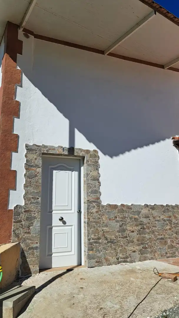 Außenansicht von Haus oder Chalet zur Miete in Valleseco mit Privatgarten und Balkon