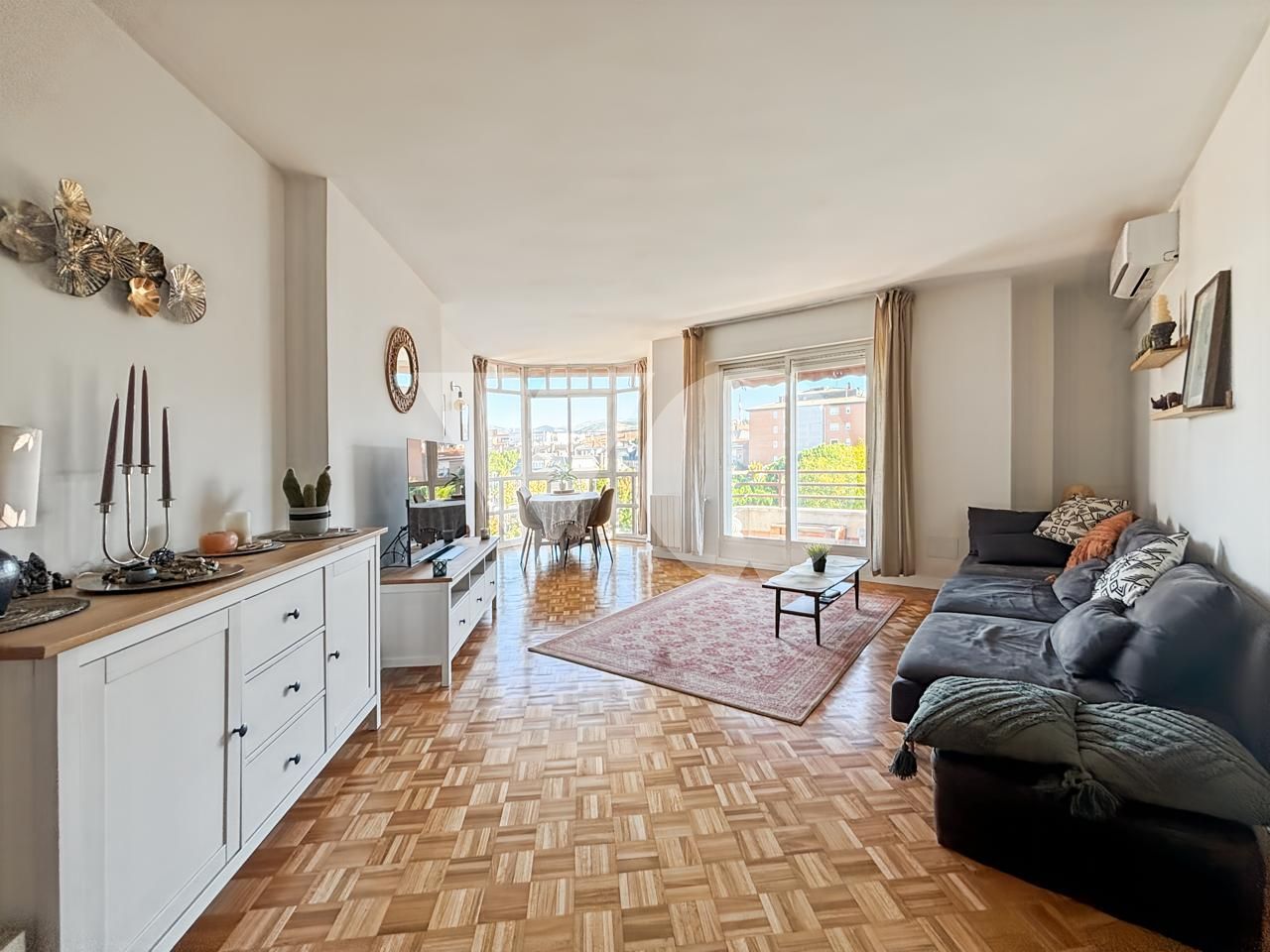 Living room of Duplex for sale in Collado Villalba  with Air Conditioner, Heating and Parquet flooring
