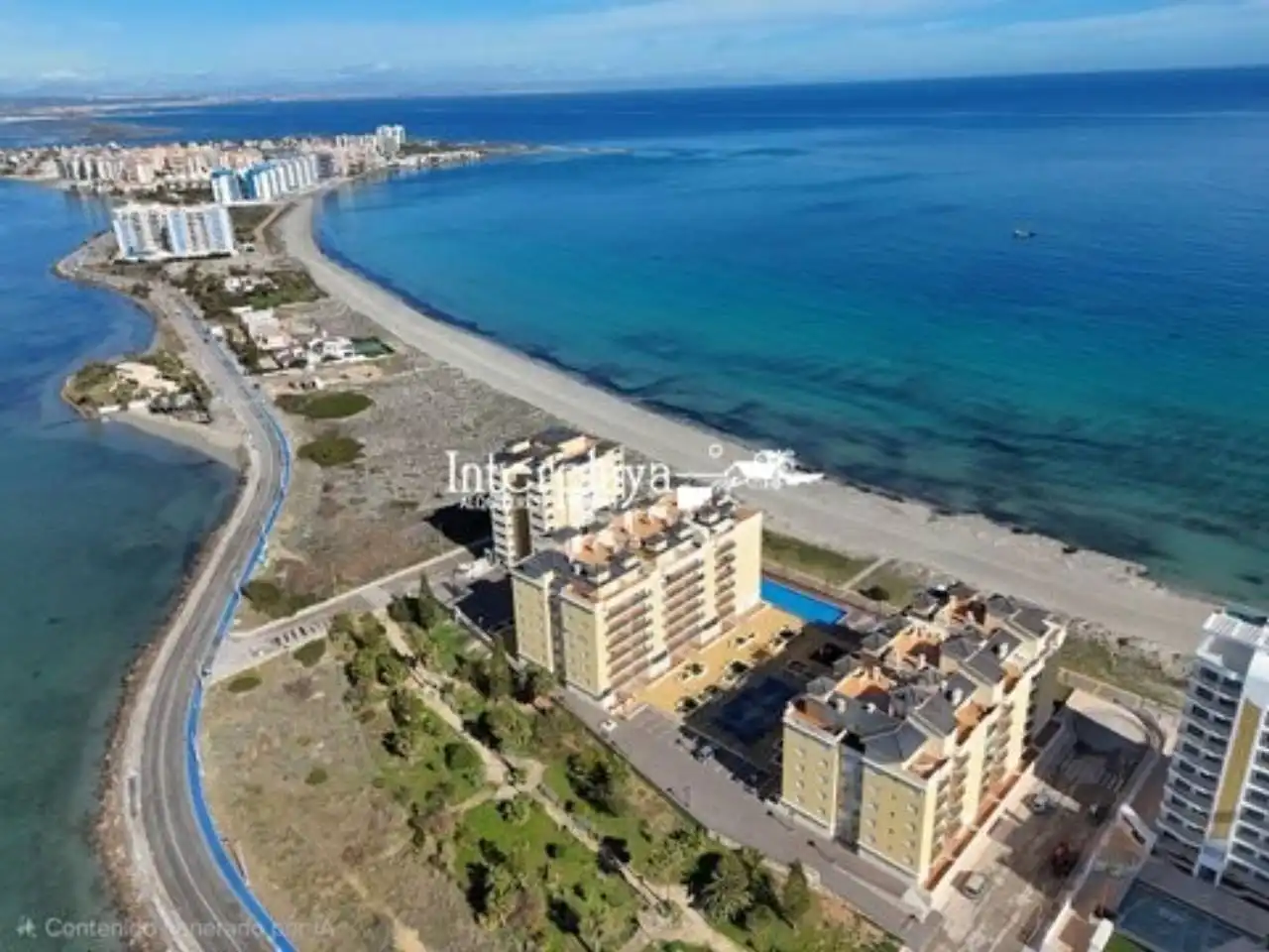 Vista exterior de Apartamento en venta en La Manga del Mar Menor con Aire acondicionado, Calefacción y Terraza