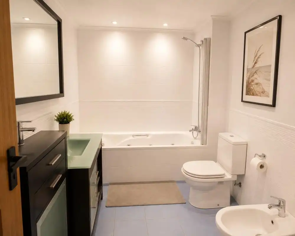 Bathroom of Flat for sale in Torremolinos  with Air Conditioner, Heating and Swimming Pool