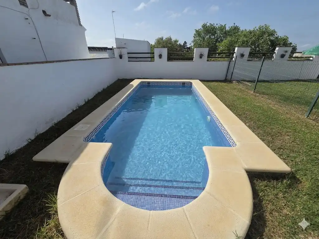 Piscina de Casa o xalet de lloguer en Conil de la Frontera amb Aire condicionat, Jardí privat i Piscina