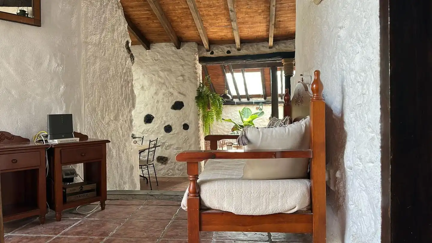 Sala d'estar de Finca rústica en venda en El Tanque amb Terrassa