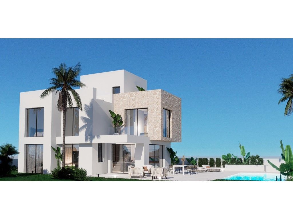 Vista exterior de Casa o xalet en venda en Finestrat amb Piscina