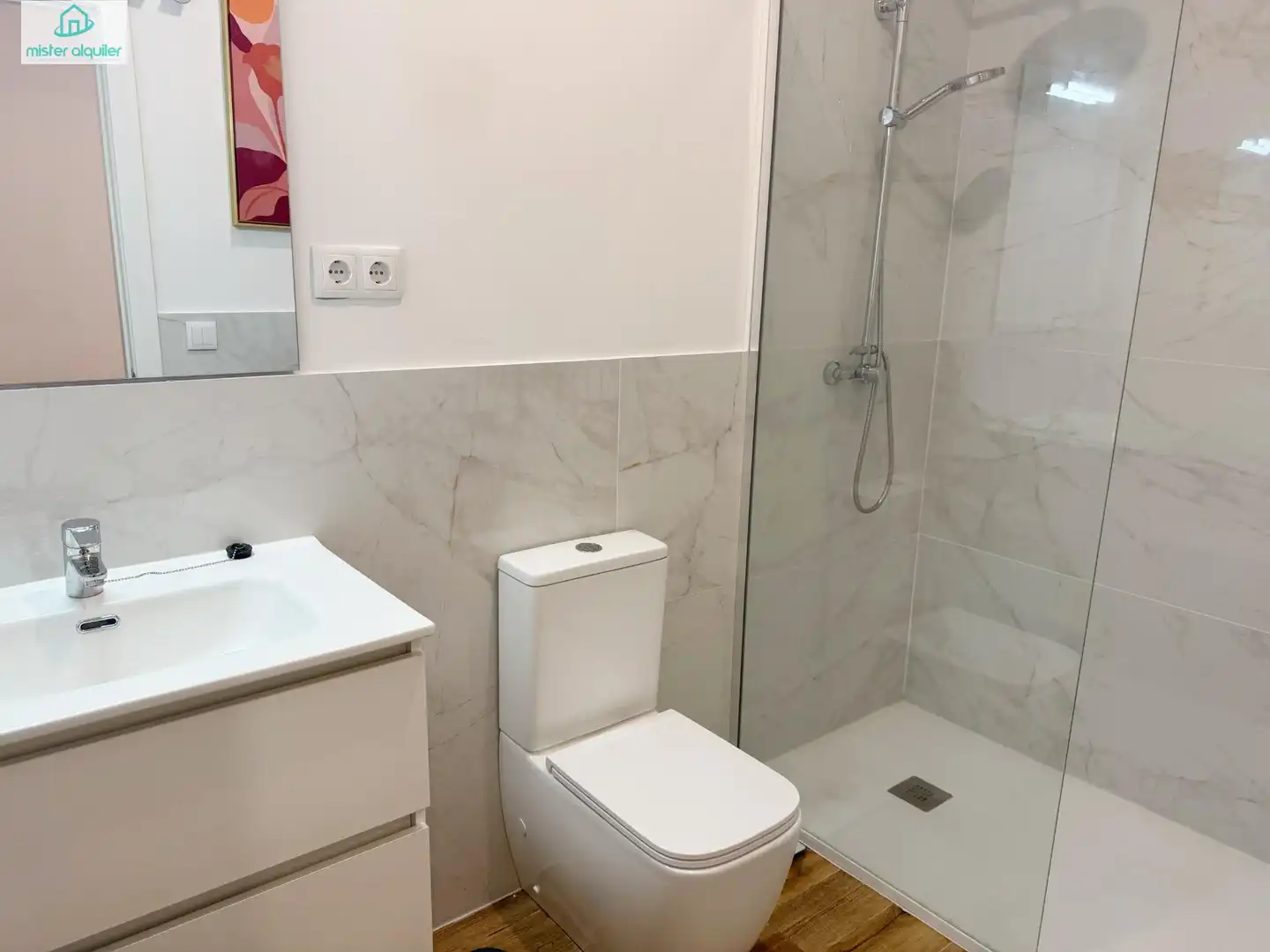 Baño de Planta baja de alquiler en San Vicente del Raspeig / Sant Vicent del Raspeig con Aire acondicionado, Calefacción y Amueblado