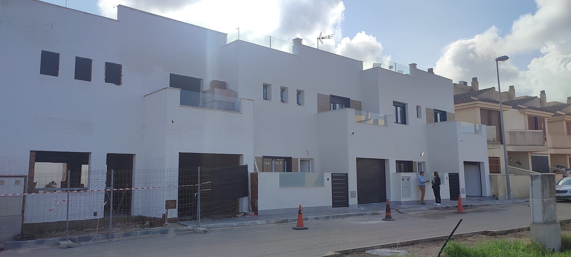 Vista exterior de Casa o chalet en venta en Cartagena con Aire acondicionado, Jardín privado y Terraza