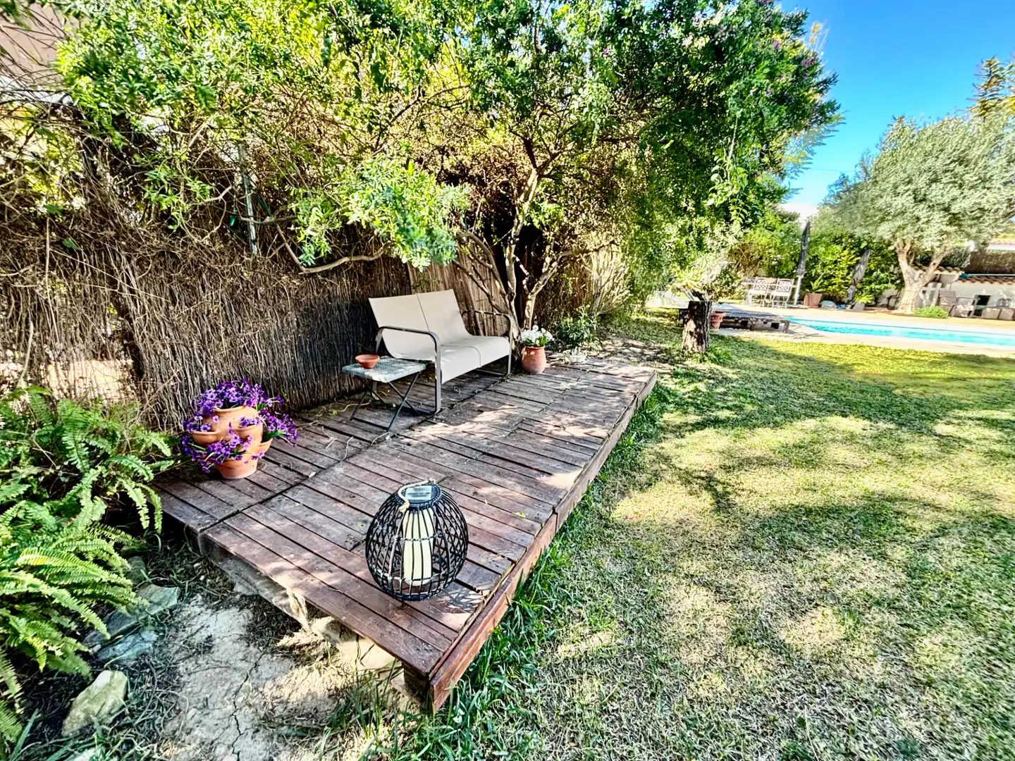 Terrassa de Casa o xalet en venda en Mutxamel amb Aire condicionat, Jardí privat i Terrassa
