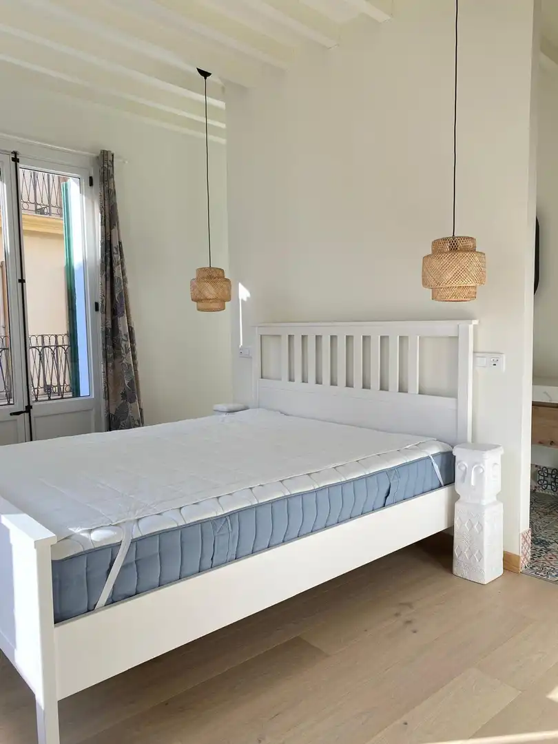 Schlafzimmer von Wohnungen zur Miete in  Palma de Mallorca mit Terrasse und Balkon