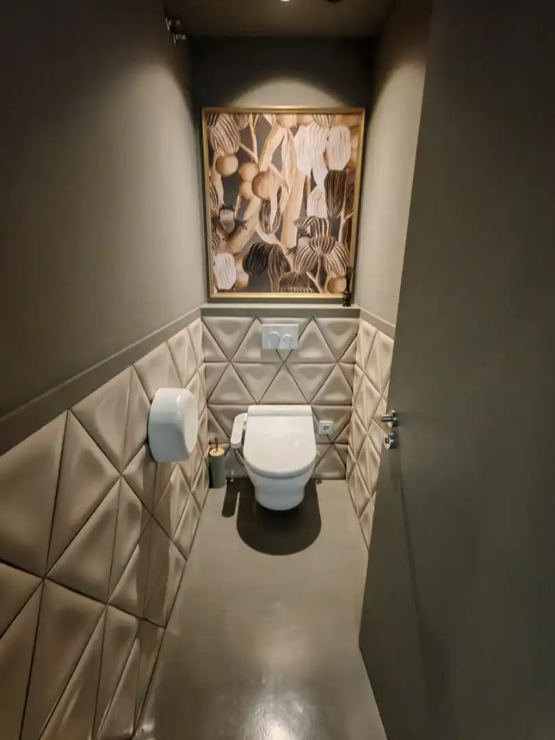 Baño de Local en traspaso en Sabadell con Aire acondicionado, Amueblado y Alarma
