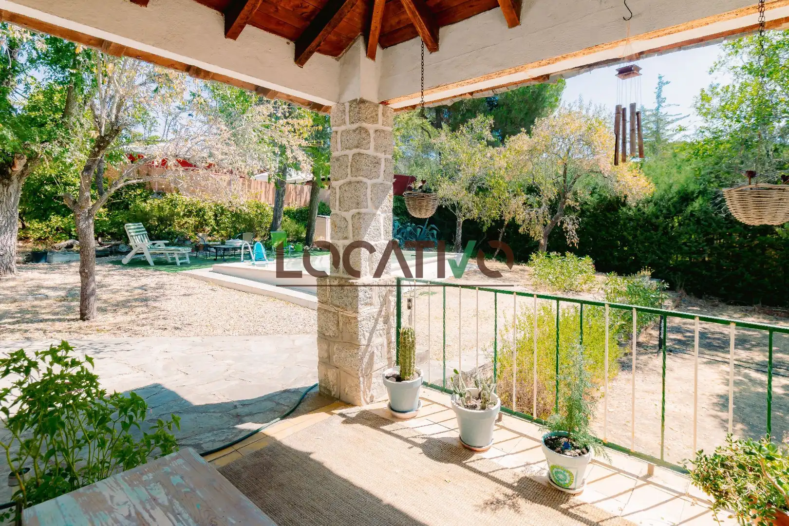 Terrassa de Casa o xalet en venda en Robledo de Chavela amb Calefacció, Jardí privat i Traster