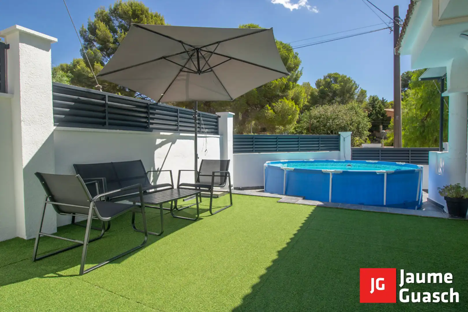 Swimming pool of Detached homes for sale in La Pobla de Montornès    with Heating, Private garden and Parquet flooring