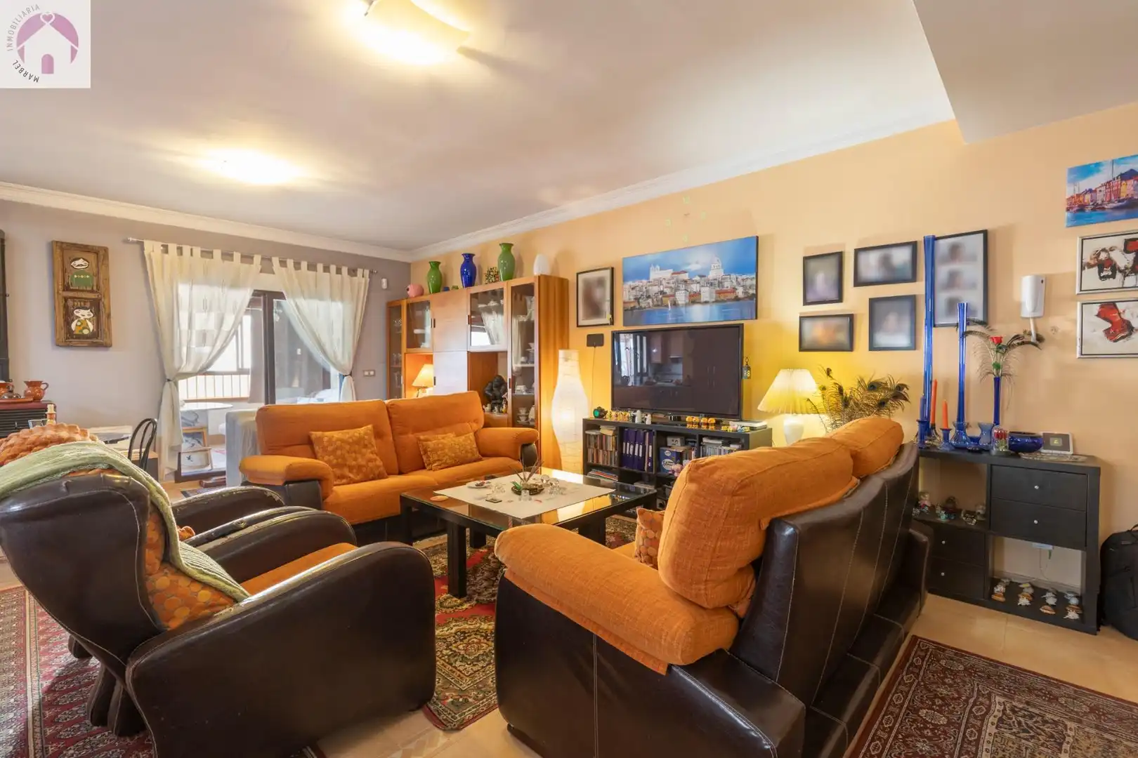 Living room of Flat for sale in Güéjar Sierra  with Air Conditioner, Heating and Terrace