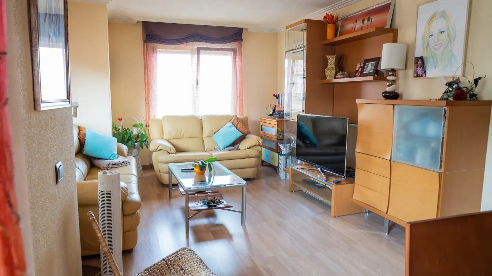 Sala de estar de Piso en venta en Salamanca con Calefacción, Parquet y Amueblado