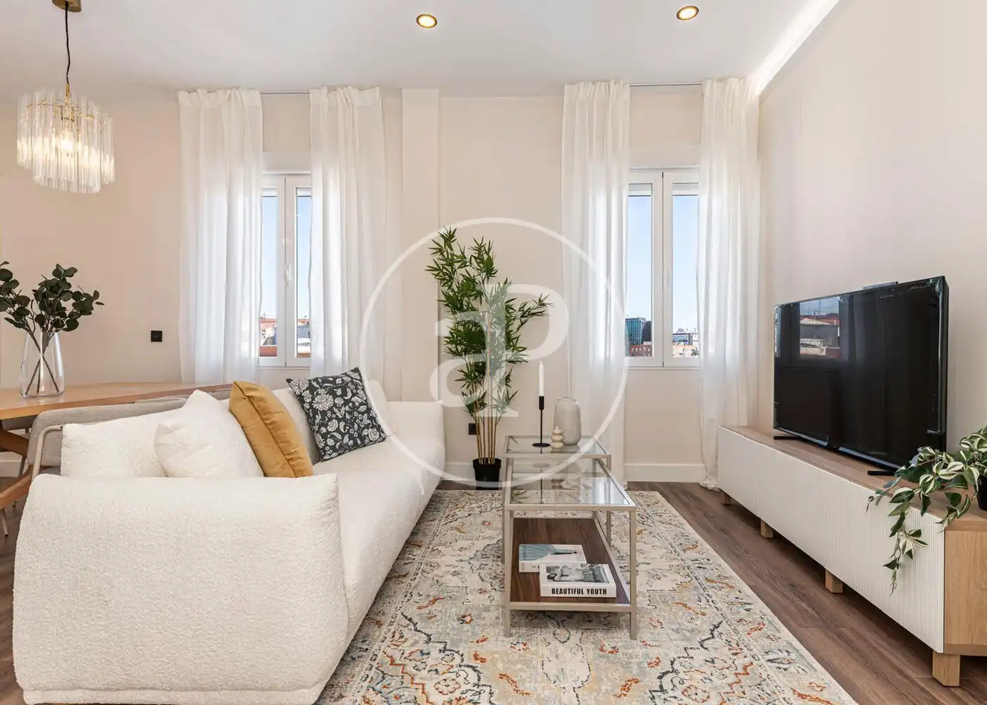 Sala de estar de Piso en venta en Madrid con Terraza