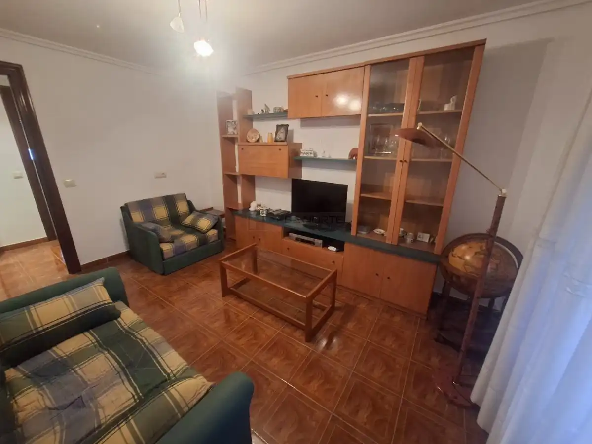 Sala de estar de Apartamento en venta en Vitoria - Gasteiz con Calefacción, Parquet y Terraza