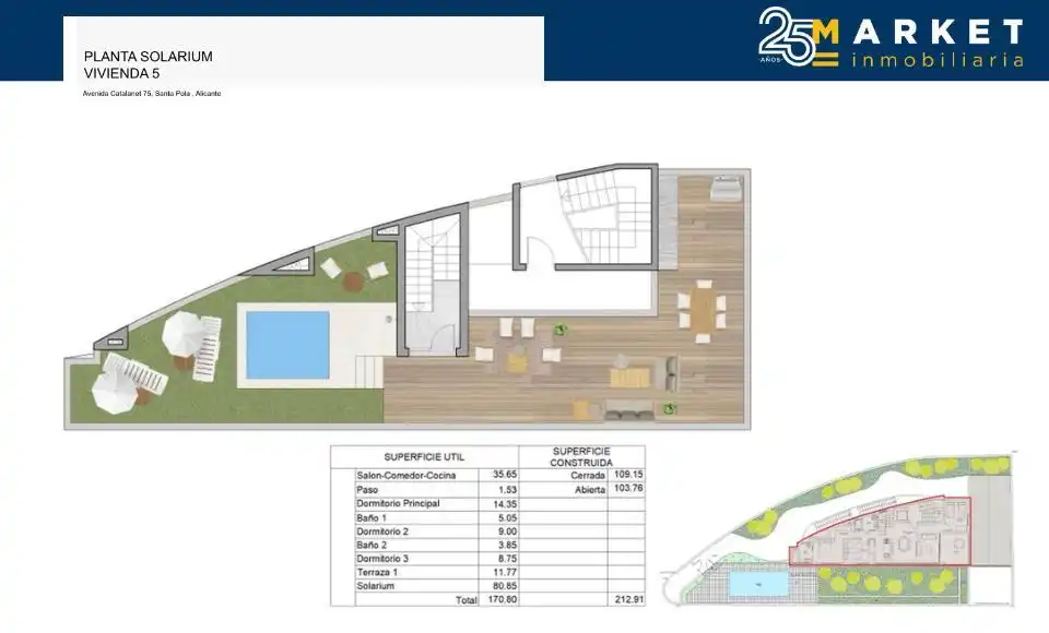Wohnung zum Verkauf in Santa Pola mit Klimaanlage, Terrasse und Schwimmbad