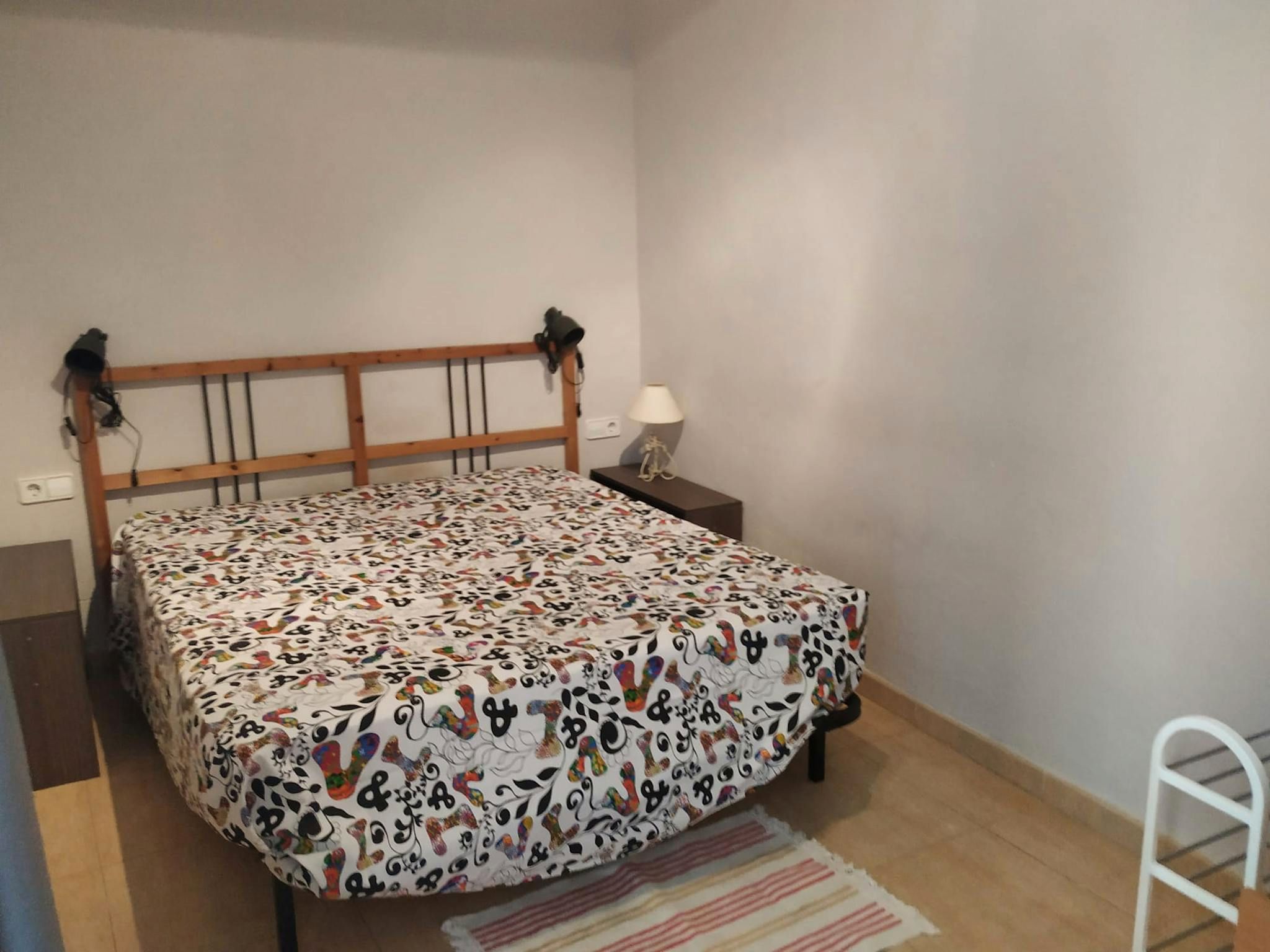 Bedroom of Flat to rent in  Barcelona Capital  with Heating, Furnished and Washing machine