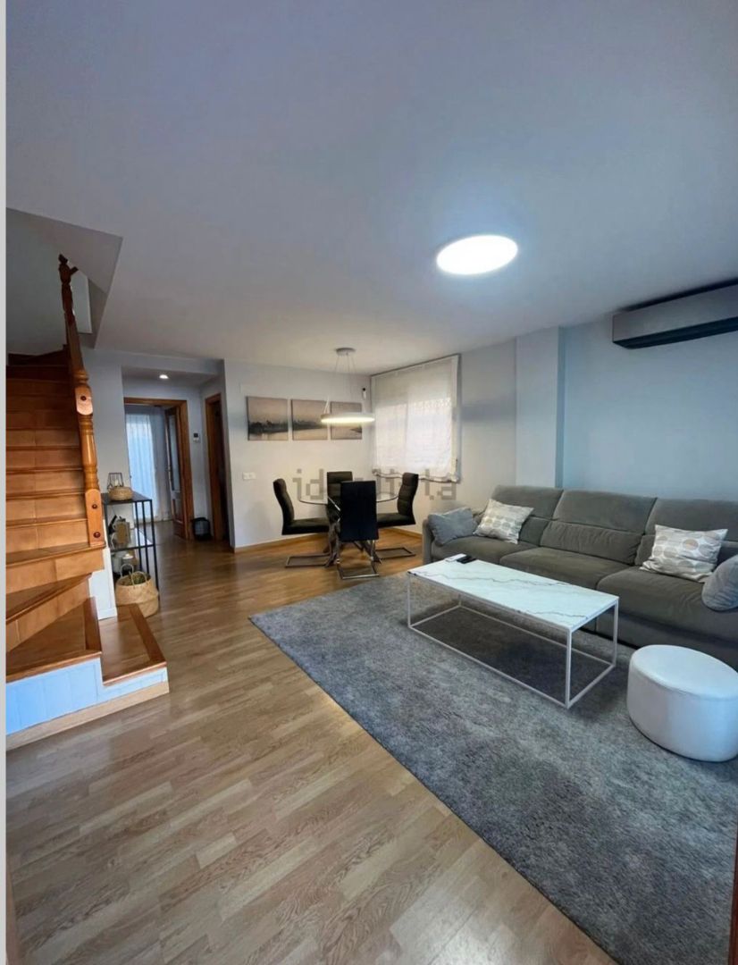 Living room of Houses for sale in Sagunto / Sagunt  with Air Conditioner, Private garden and Terrace