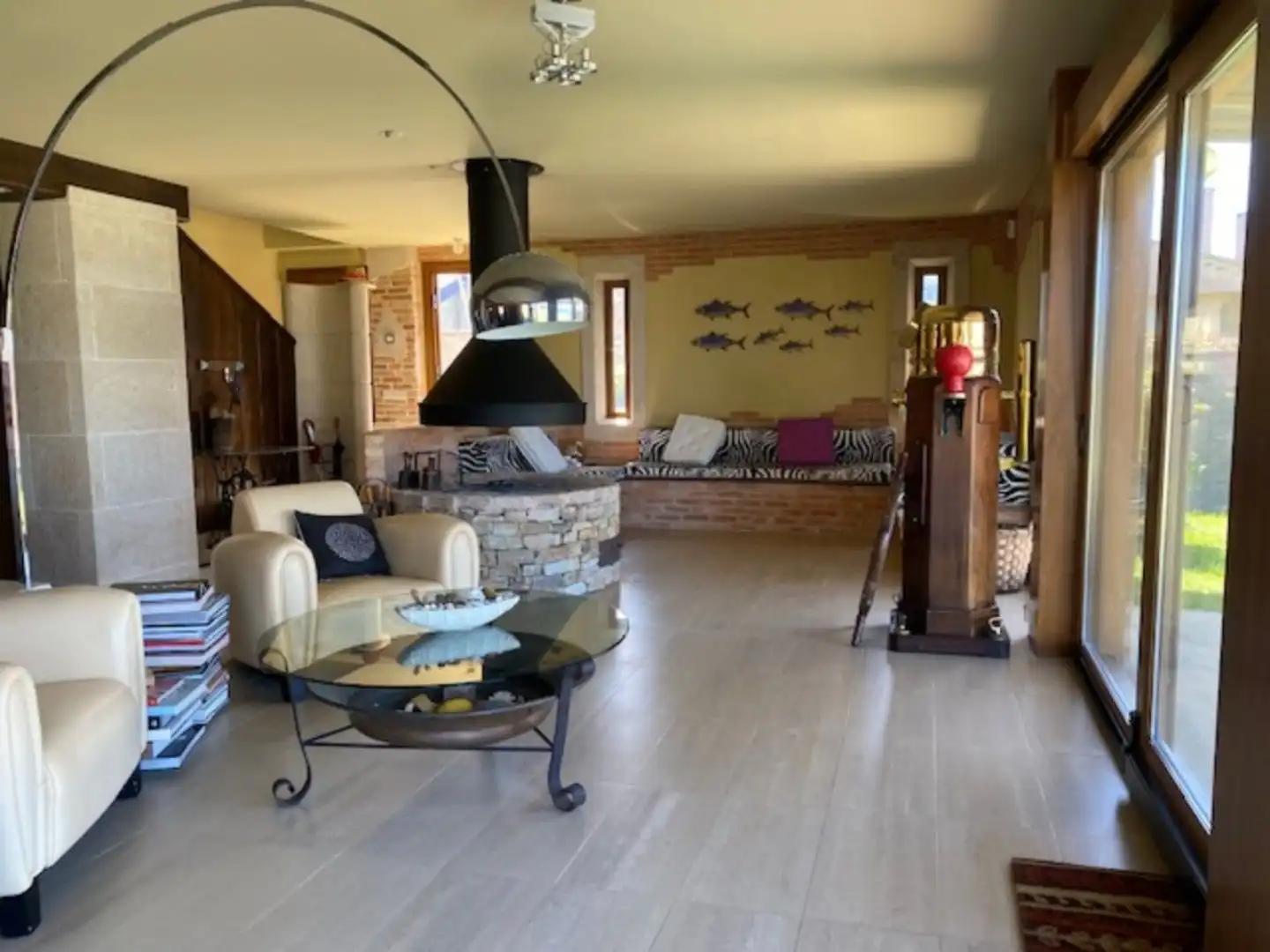 Living room of Houses for rent in Oia  with Private garden, Terrace and Swimming Pool