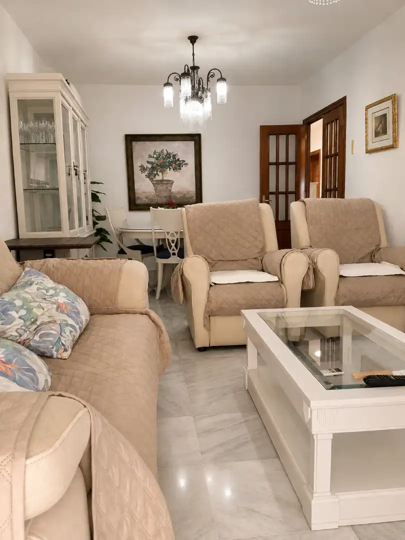Living room of Flat for rent in Motril  with Terrace, Furnished and Oven